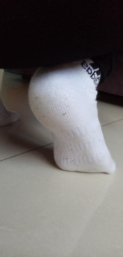 7P My gf in white socks (2 days worn)