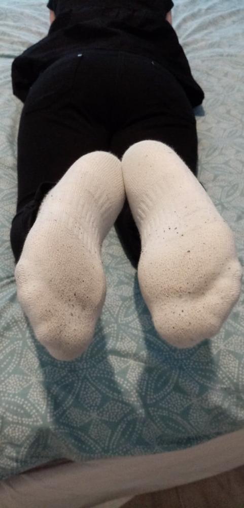5P Gf white socks 3 days worn