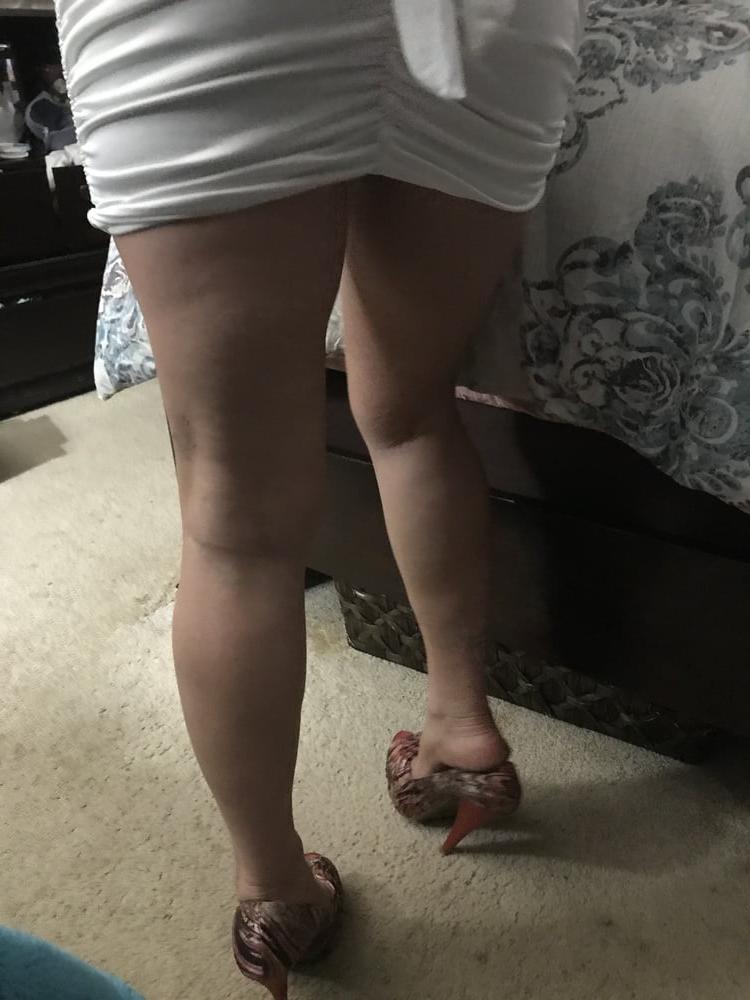 25P See my Sexy Red Panties &amp; Hairy Pussy American Milf 19