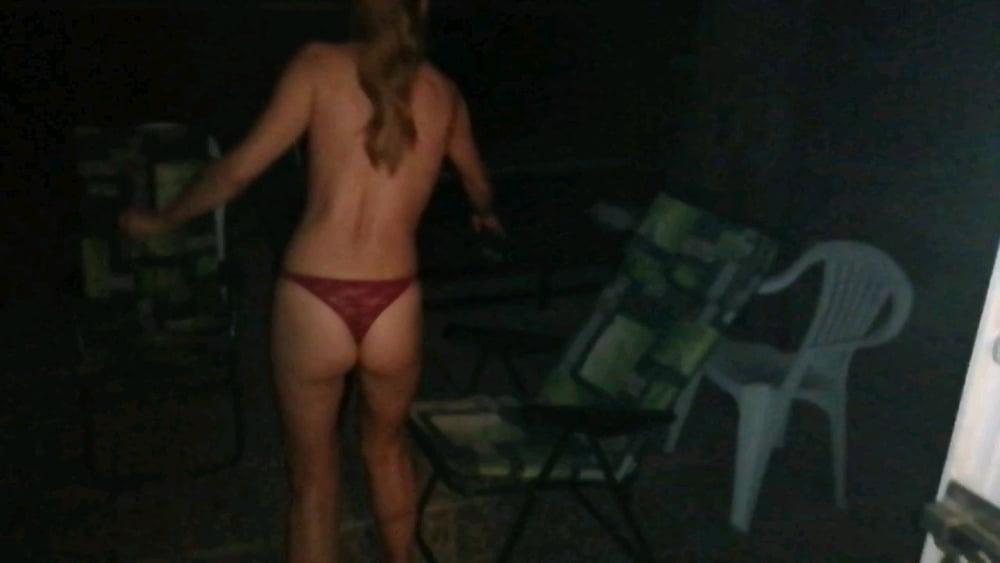 25P My wife goes out naked to the garden
