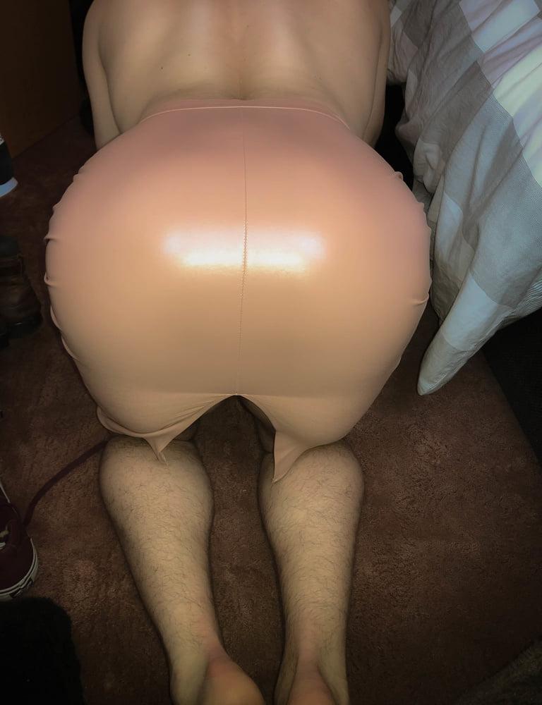9P PVC Vinyl Pencil skirt big ass cd