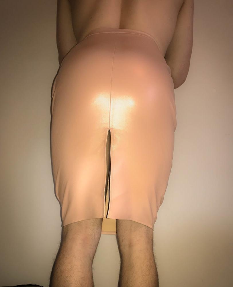 9P PVC Vinyl Pencil skirt big ass cd