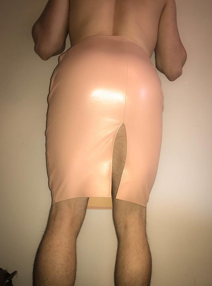 9P PVC Vinyl Pencil skirt big ass cd