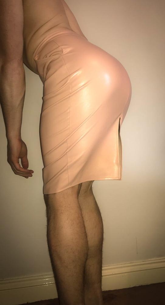 9P PVC Vinyl Pencil skirt big ass cd