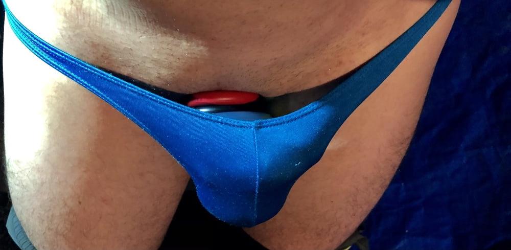 8P All day ball stretching, and cock rings