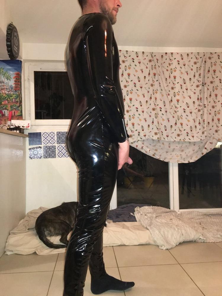 9P My new vinyl catsuit
