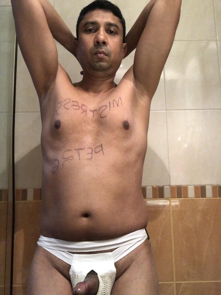 7P Indian gay slave obeying masters orders
