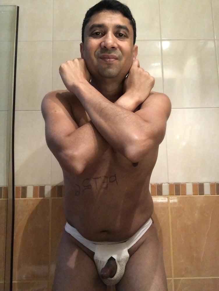 7P Indian gay slave obeying masters orders