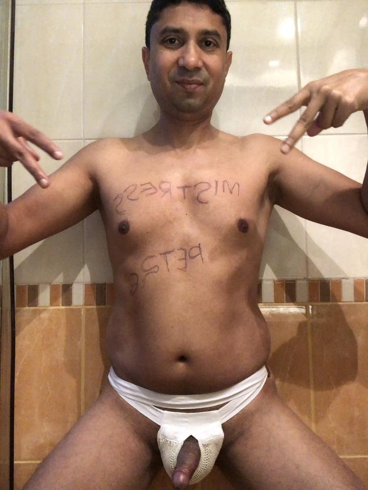 7P Indian gay slave obeying masters orders