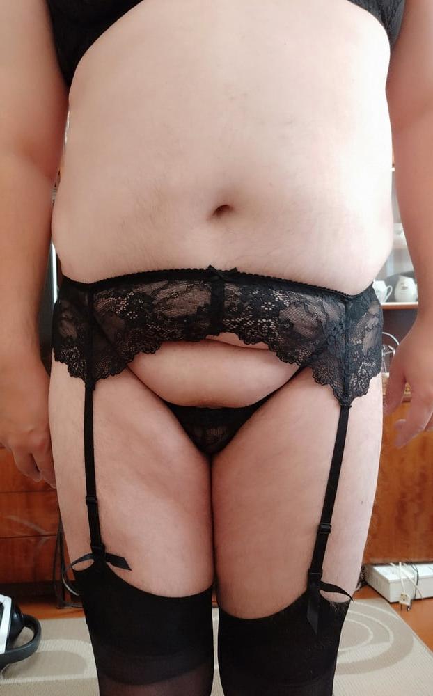 14P my black garters &amp; stockings p.1