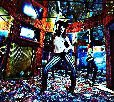 12P Crazy babe show it was wild fun!