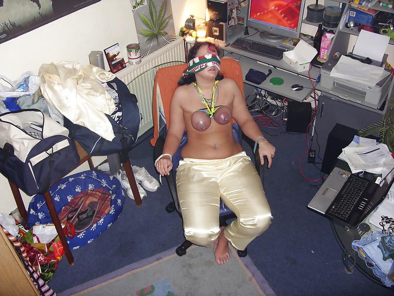 19P Extrem tits bondage