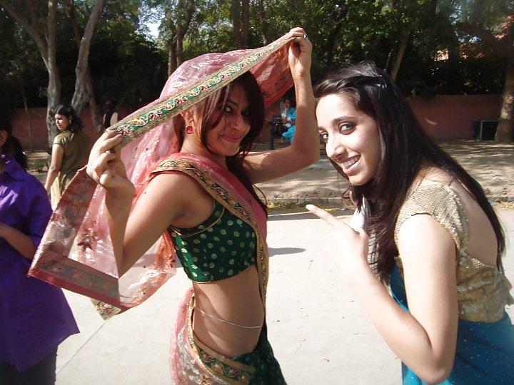 13P Indian girls in saree