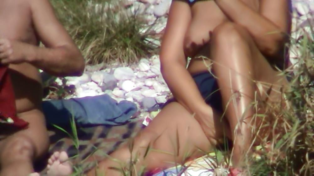 17P Nude beach female masturbating