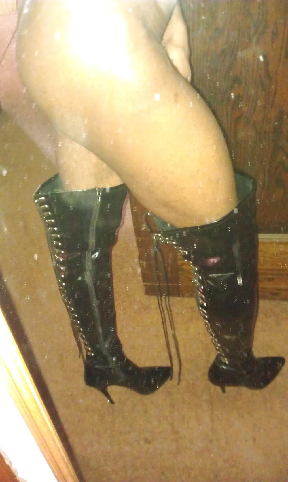 25P Thigh High Boots