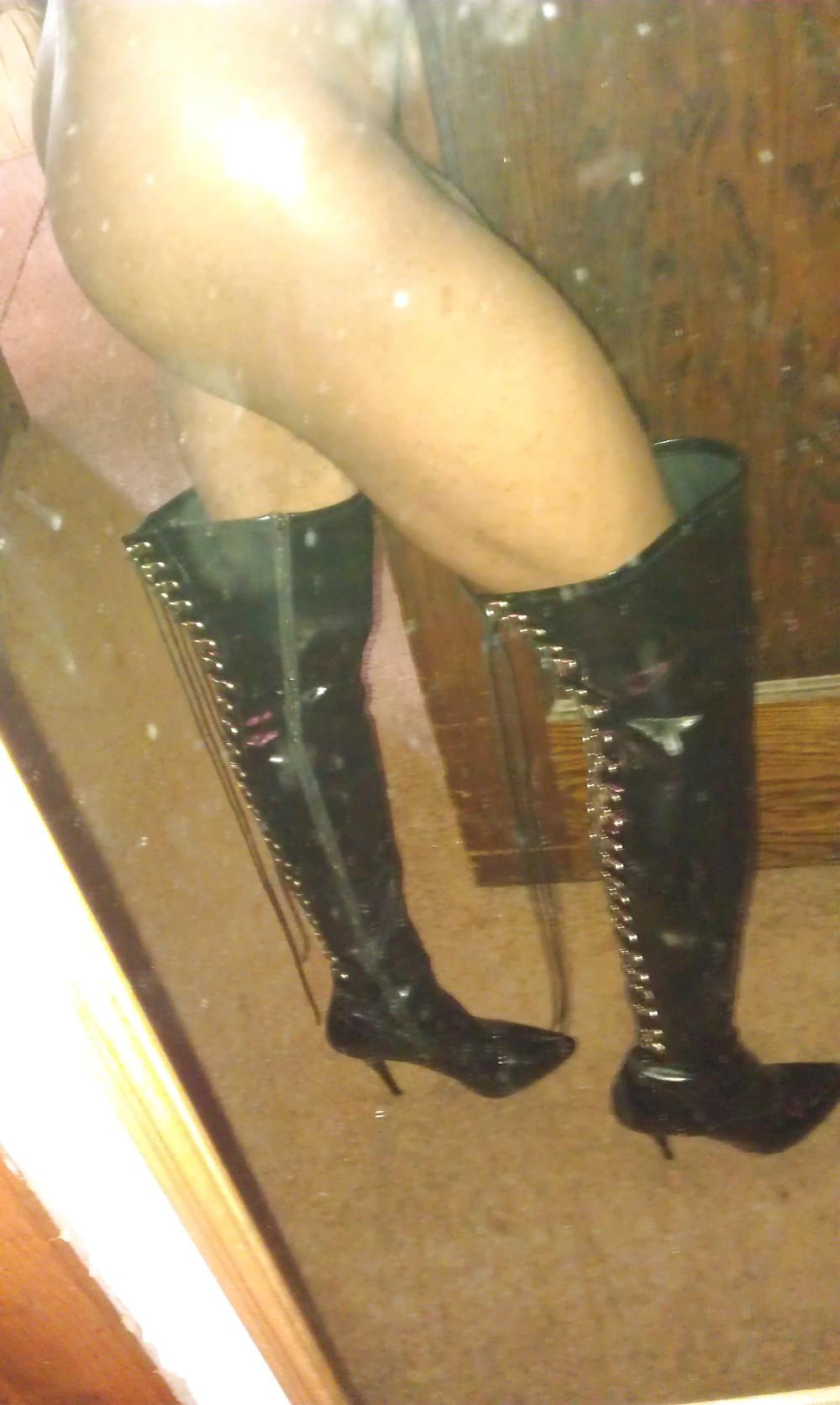 25P Thigh High Boots