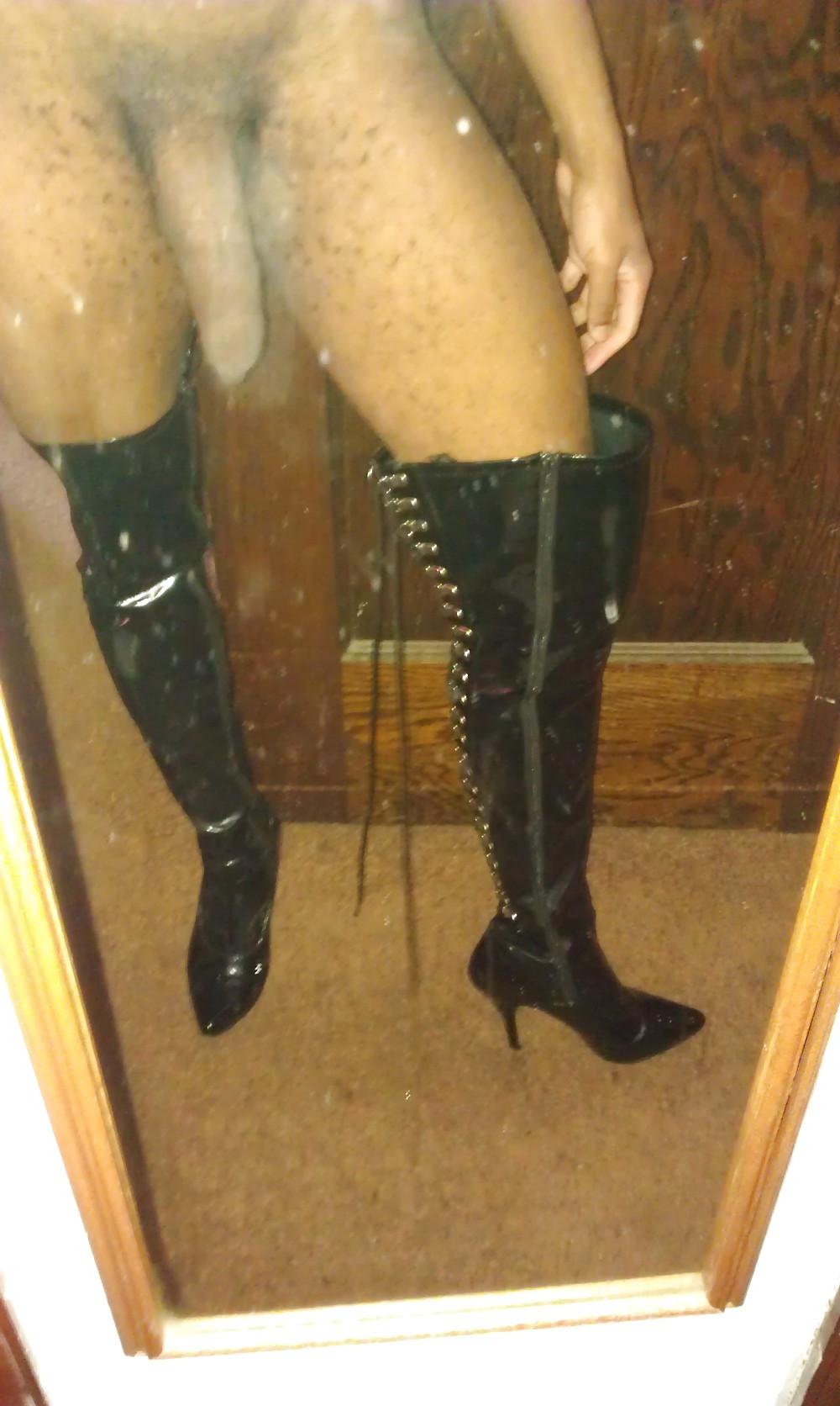 25P Thigh High Boots