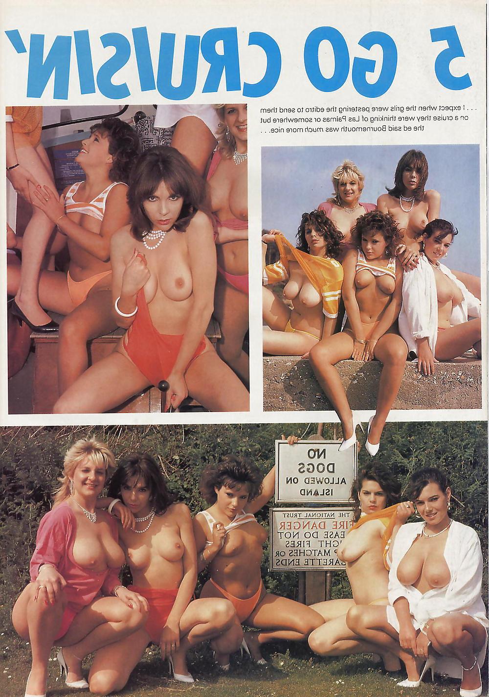 25P GIRLS TOGETHER: 1980S BRIT TITS, PUSSY & ASS