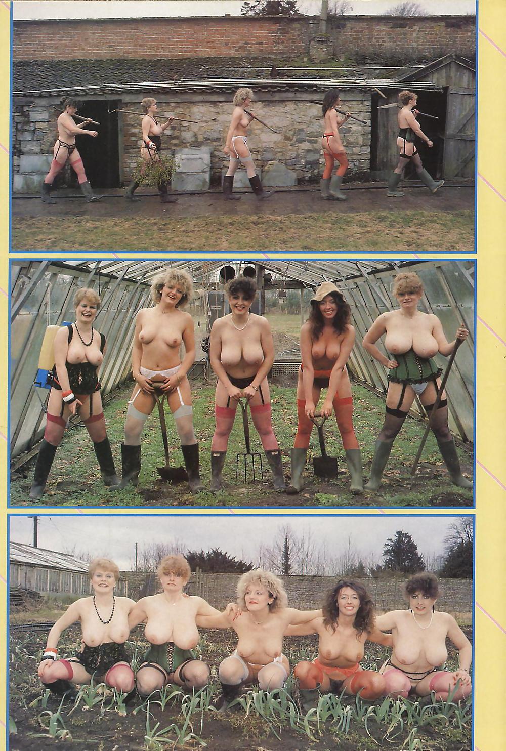 25P GIRLS TOGETHER: 1980S BRIT TITS, PUSSY & ASS