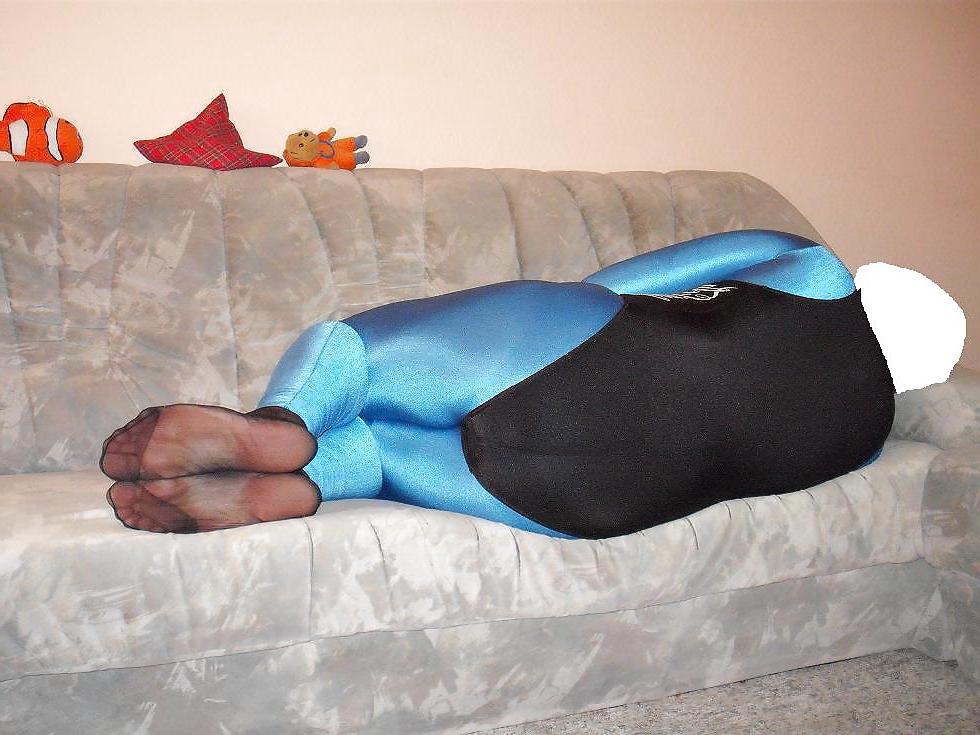 11P Me in lycra spandex