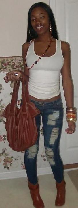 14P Young Ebony Hotties (Leggings Edition)
