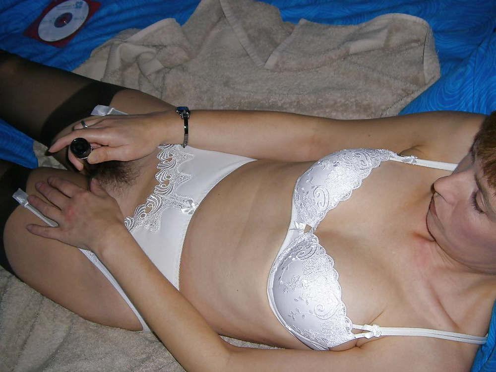 25P Hairy MILF loves sexy Lingerie - N. C. 