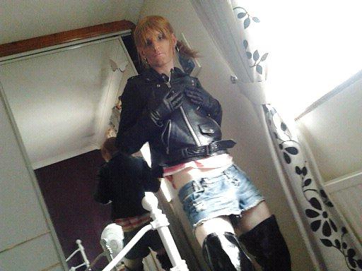 7P Leather  and thigh boots
