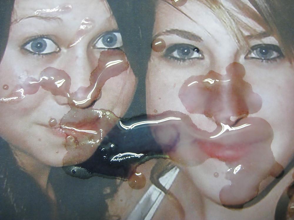 12P Gman Cum on Face of two Sexy American Girls
