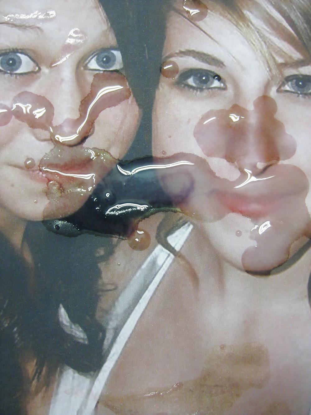12P Gman Cum on Face of two Sexy American Girls