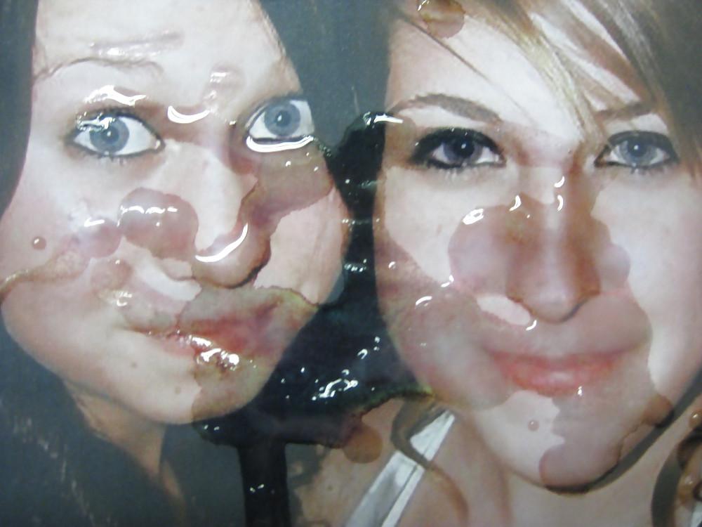 12P Gman Cum on Face of two Sexy American Girls
