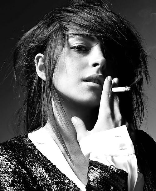 12P Smoking 002 - Black and White