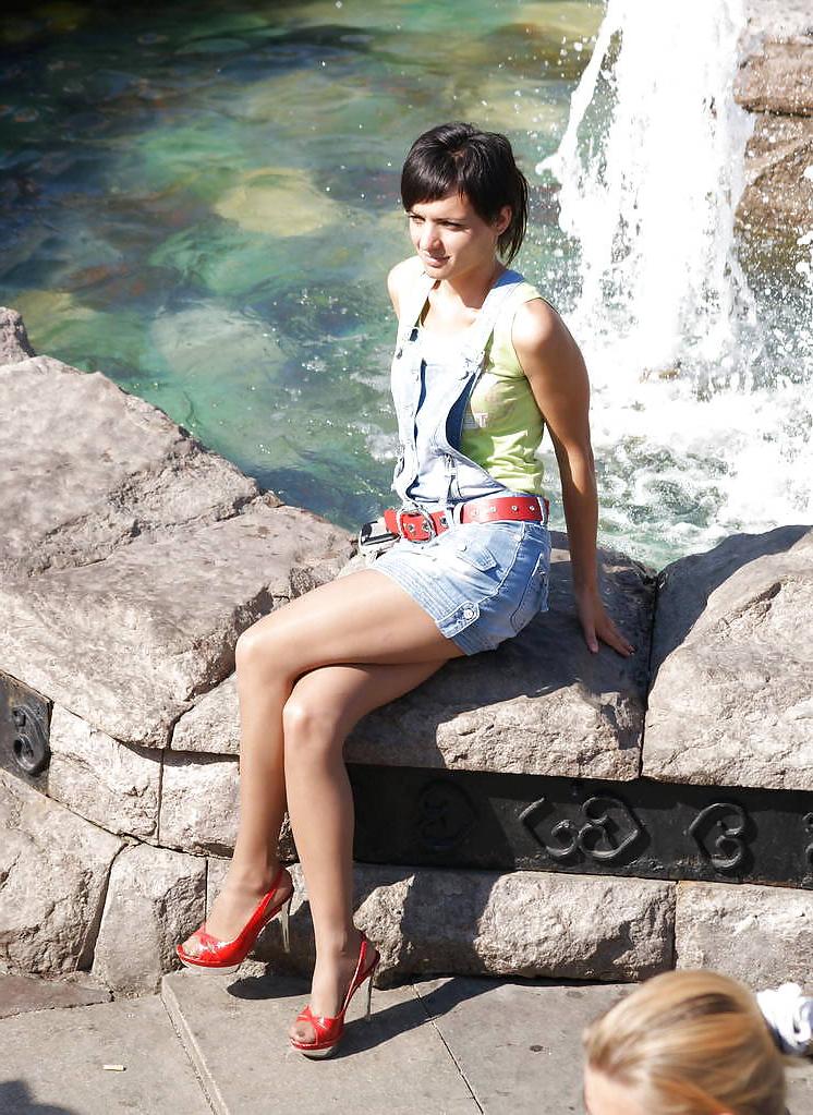 25P Mini Skirt Babes in Public (part 3) 