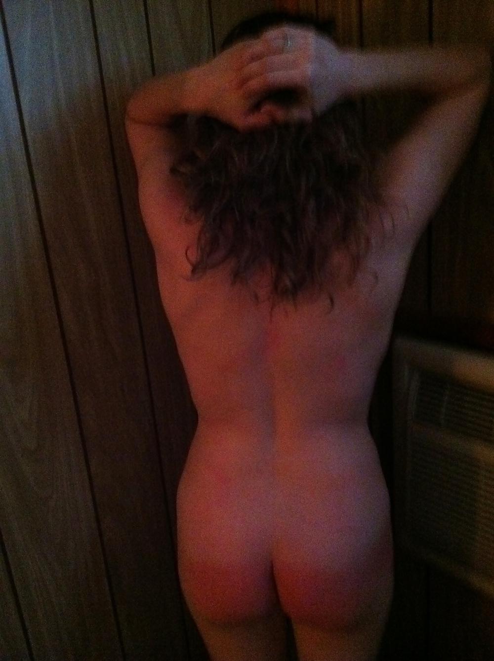 25P Various Pics of her spanked ass