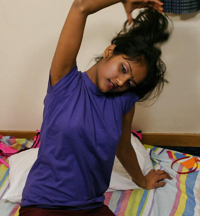 25P Indian girl strip tease