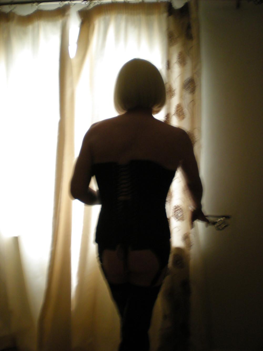 11P Boots...Corset and smoking