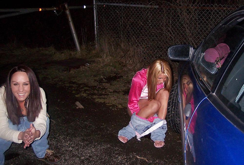 25P Teens Caught 2 (Outside) by Voyeur TROC