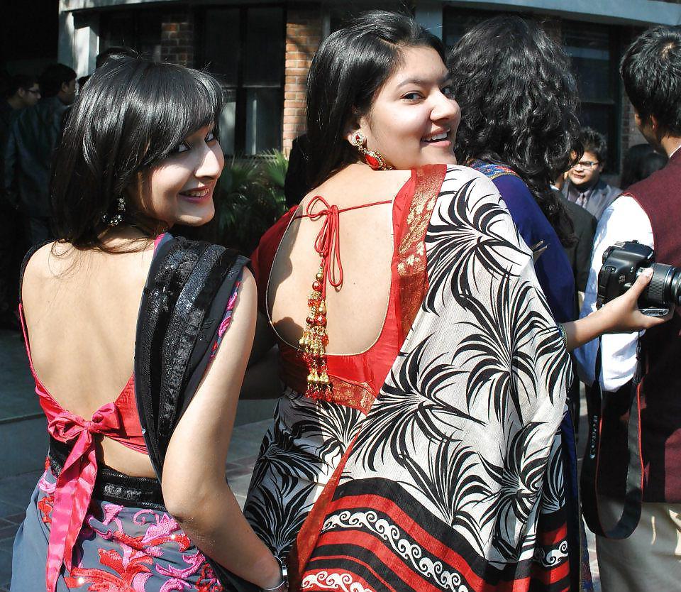 16P Hot as hell Indian girl in saree