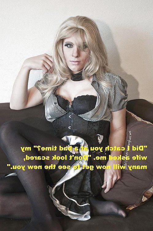 25P Caught Crossdressing Captions