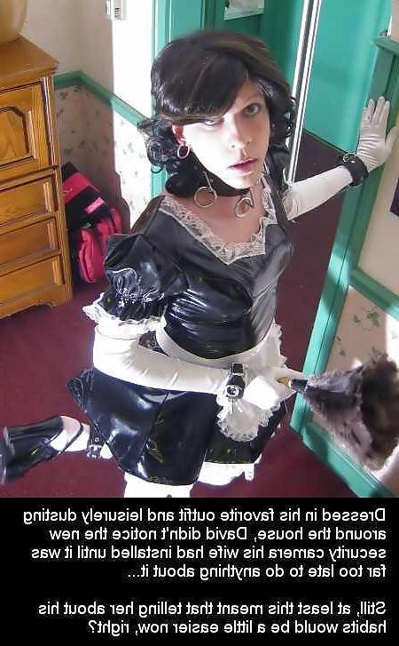 25P Caught Crossdressing Captions