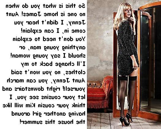 25P Caught Crossdressing Captions