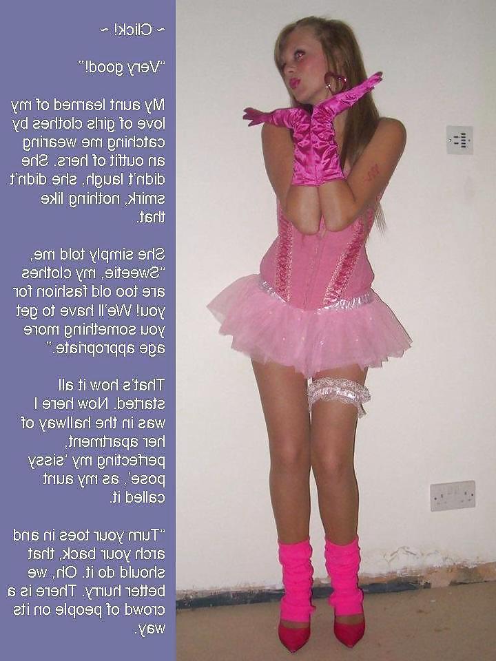 25P Caught Crossdressing Captions
