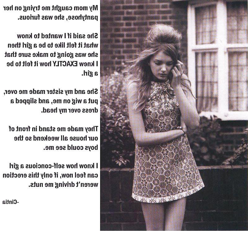 25P Caught Crossdressing Captions