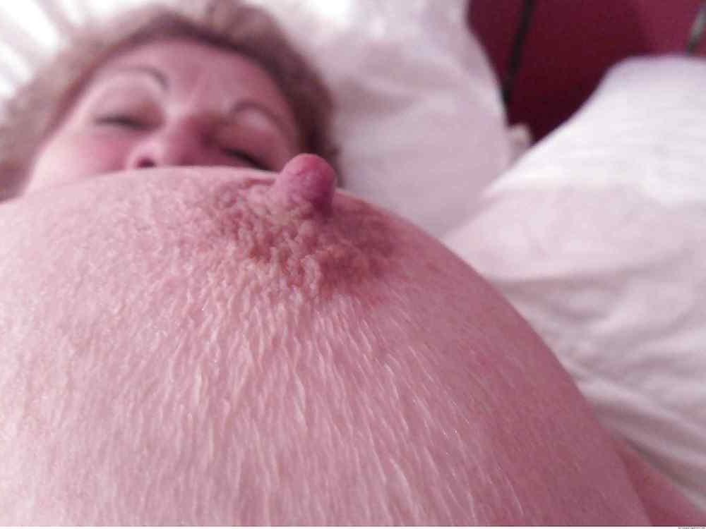 13P Huge Tits Granny Marti's Big Always Hard Nipples