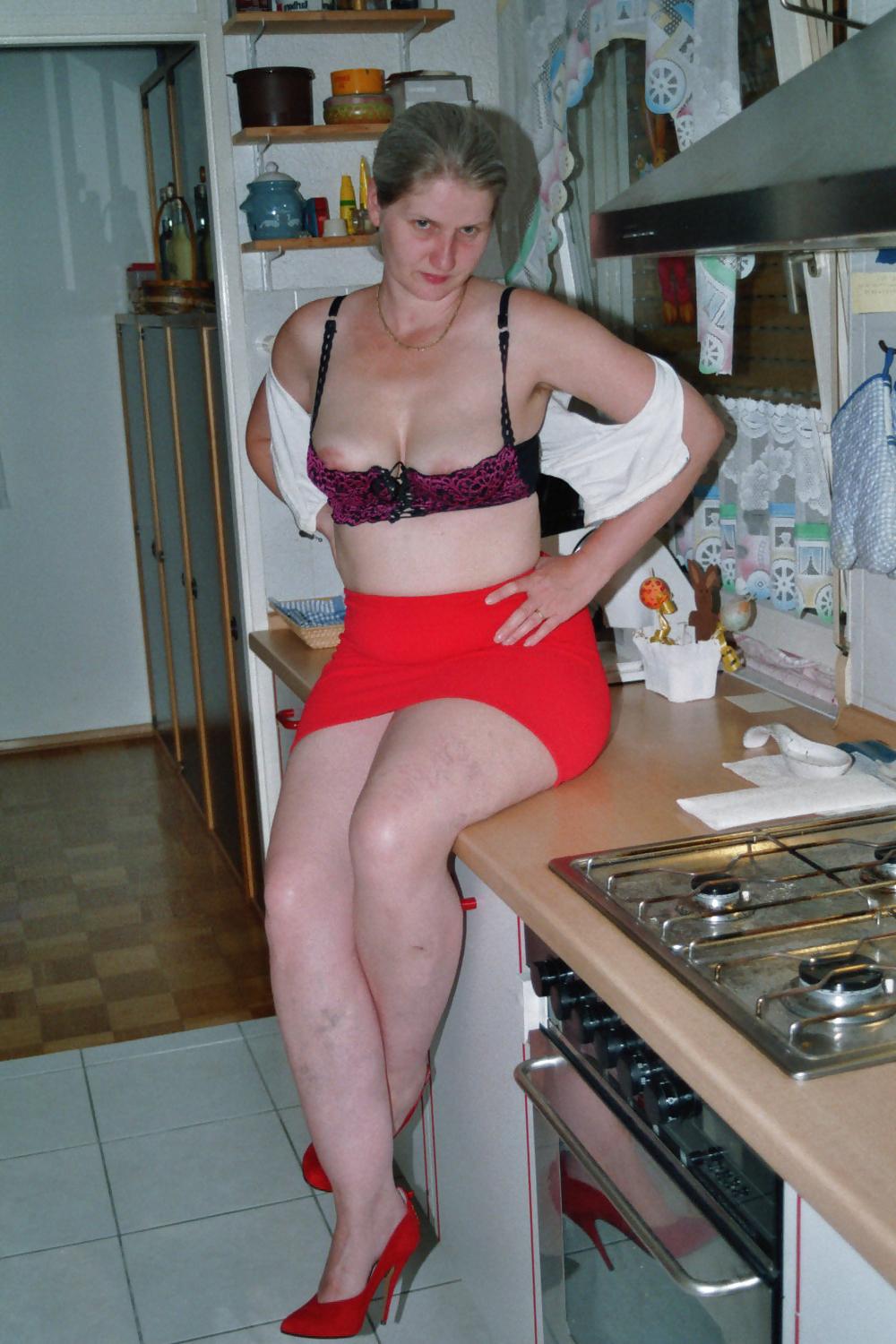 12P ASLUT - Hot Housewife With Nice Boobs And Short Miniskirt 6