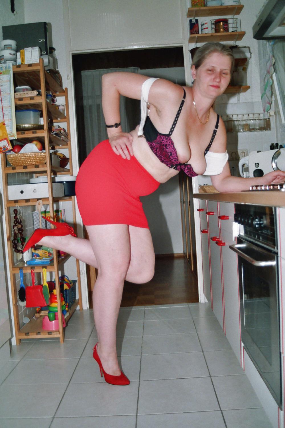 12P ASLUT - Hot Housewife With Nice Boobs And Short Miniskirt 6