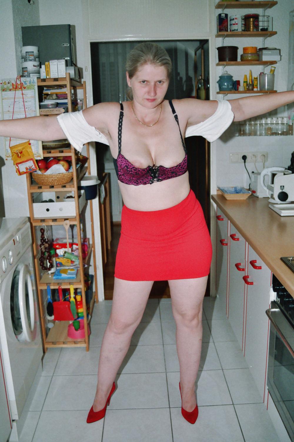 12P ASLUT - Hot Housewife With Nice Boobs And Short Miniskirt 6