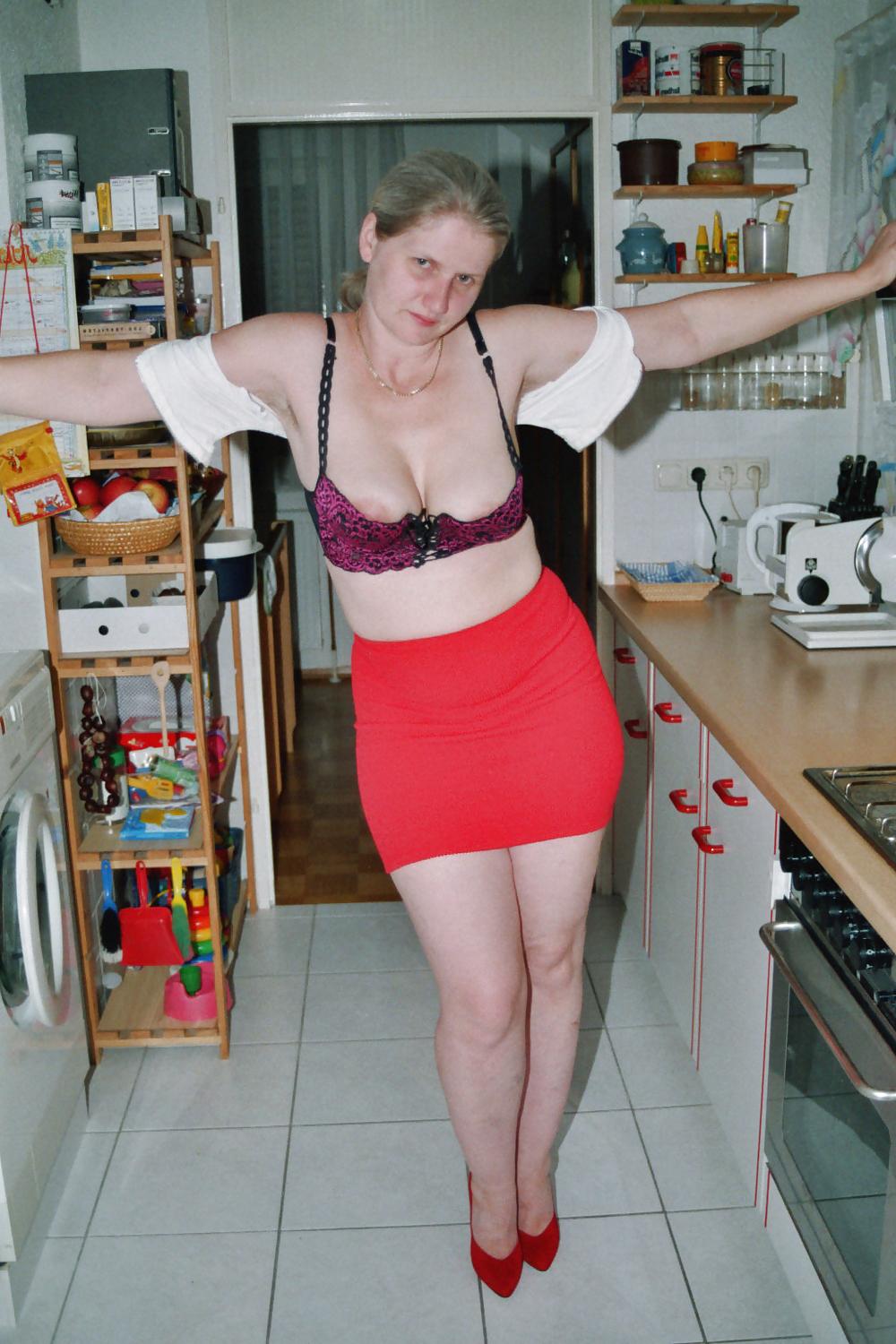 12P ASLUT - Hot Housewife With Nice Boobs And Short Miniskirt 6
