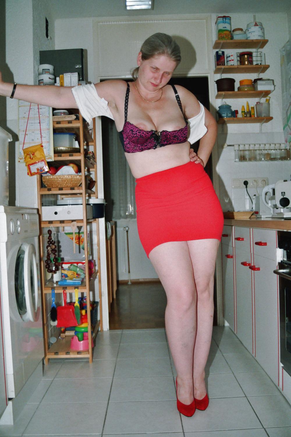 12P ASLUT - Hot Housewife With Nice Boobs And Short Miniskirt 6