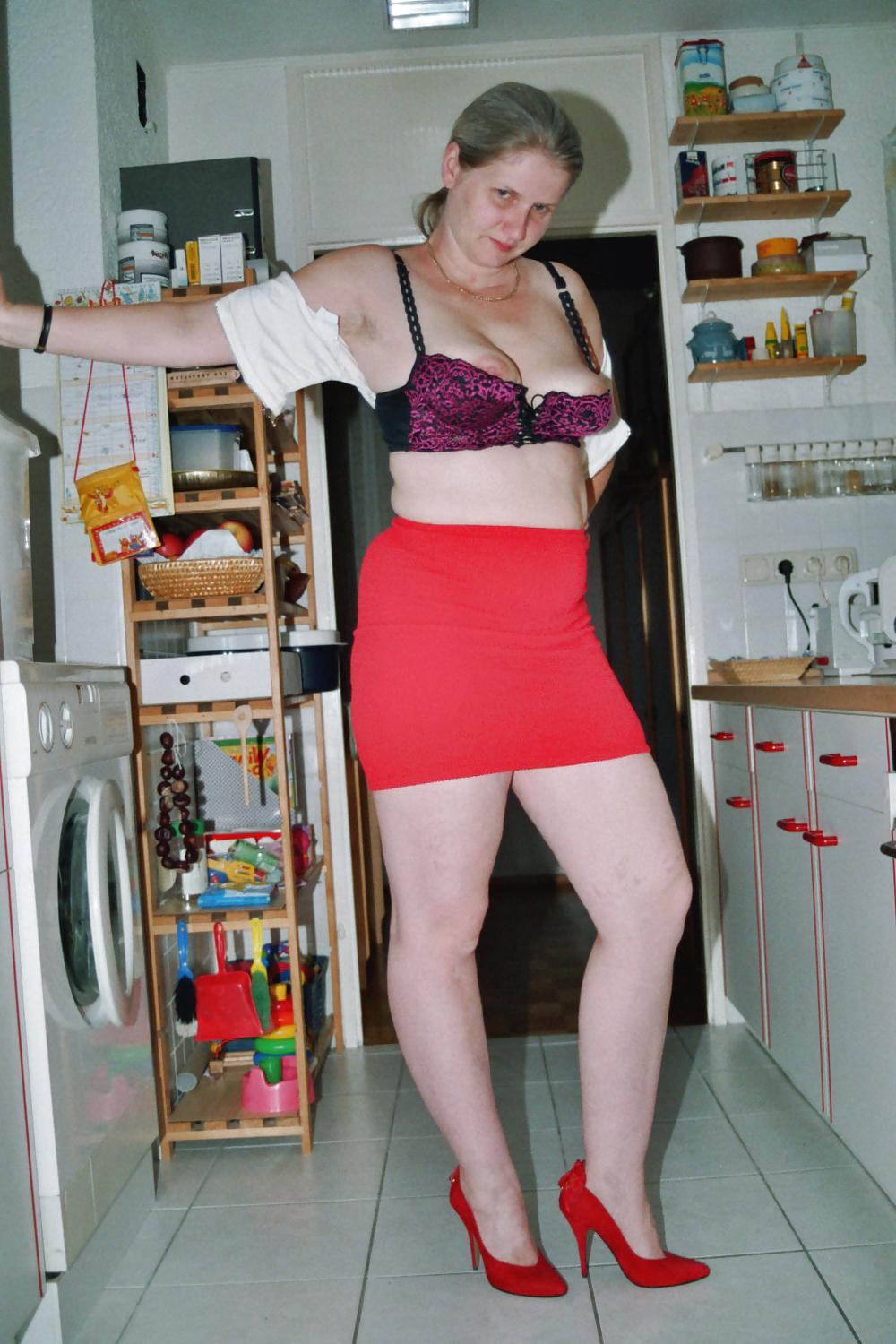 12P ASLUT - Hot Housewife With Nice Boobs And Short Miniskirt 6