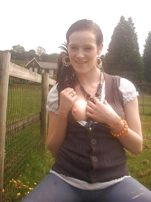19P Flashing their boobs - N. C. 